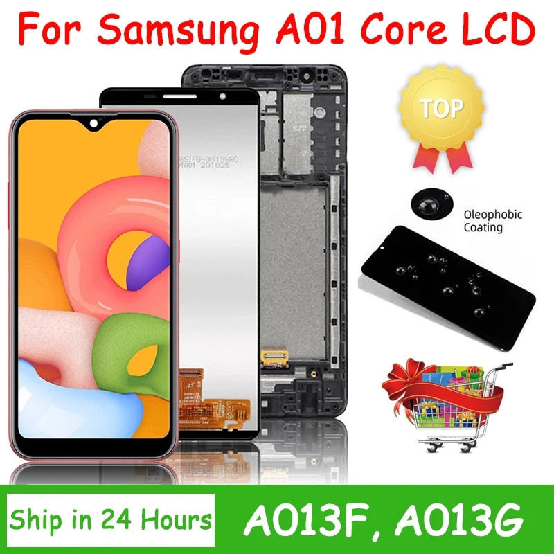 ЖК-дисплей 5,3 дюйма для Samsung A01 Core A013 A013F A013G A013M/DS, дисплей с сенсорным экраном и дигитайзером в сборе, качество AAA
ЖК-дисплей 5,3 дюйма для Samsung A01 Core A013 A013F A013G A013M/DS, дисплей с сенсорным экраном и дигитайзером в сборе, качество AAA