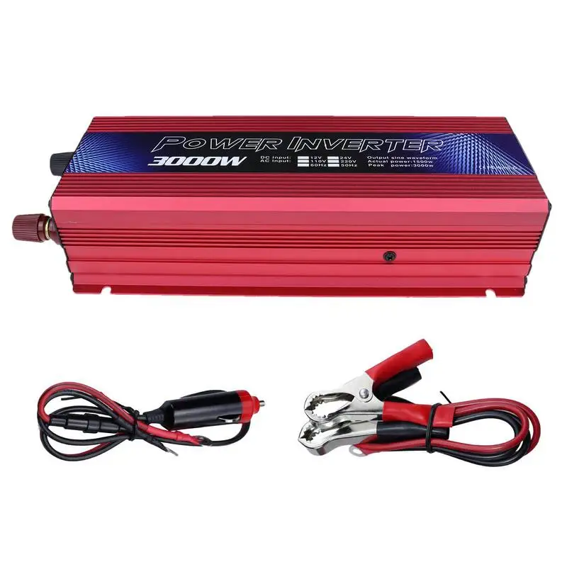 Car Power Adapter 12V AC Adapter For Car 3000W Car Plug Adapter Converters For Laptop Mobile Phones Camping Power Outage
Car Power Adapter 12V AC Adapter For Car 3000W Car Plug Adapter Converters For Laptop Mobile Phones Camping Power Outage