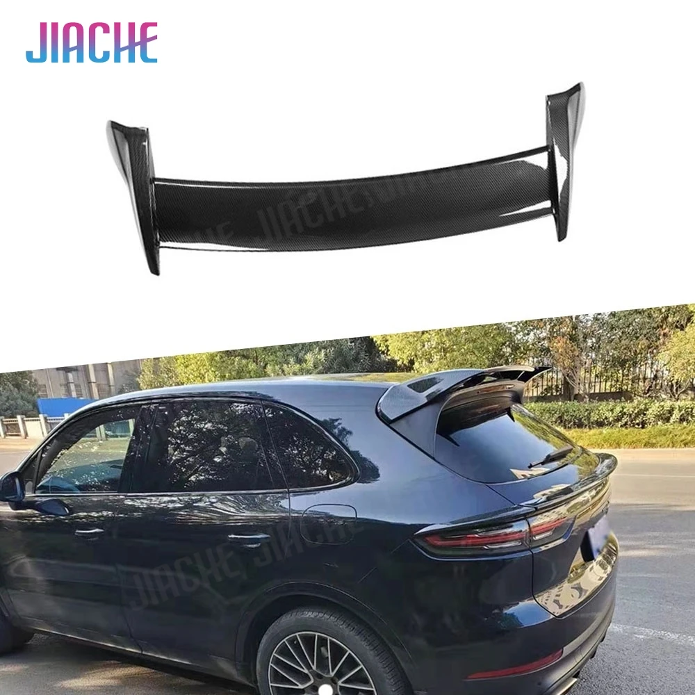 ABS Carbon Fiber Look Rear Roof Spoiler Lip Wings Car Top Covers for Porsche Cayenne 2018-2021 Auto Styling
ABS Carbon Fiber Look Rear Roof Spoiler Lip Wings Car Top Covers for Porsche Cayenne 2018-2021 Auto Styling