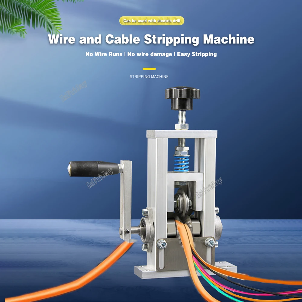 Manual Wire Stripping Machine Portable Scrap Copper Cable Peeling Cutter Tool Homeheld Scrap Cable Stripper Drill Attachment
Manual Wire Stripping Machine Portable Scrap Copper Cable Peeling Cutter Tool Homeheld Scrap Cable Stripper Drill Attachment