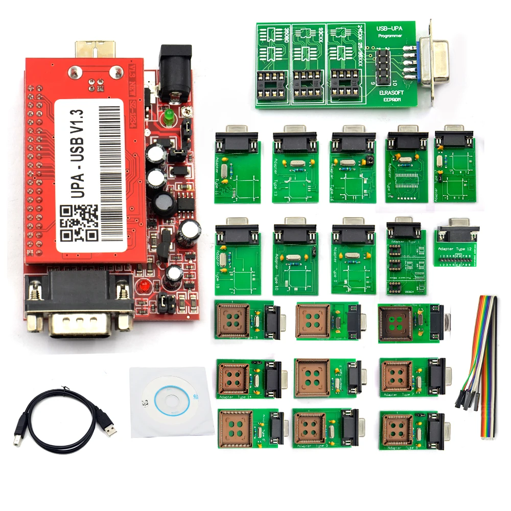 

New UPA USB Programmer V1.3 UPA USB Full Adapters UPA Chip Tuning Tools ECU Programmer Serial Programmer,UPA USB Programmer