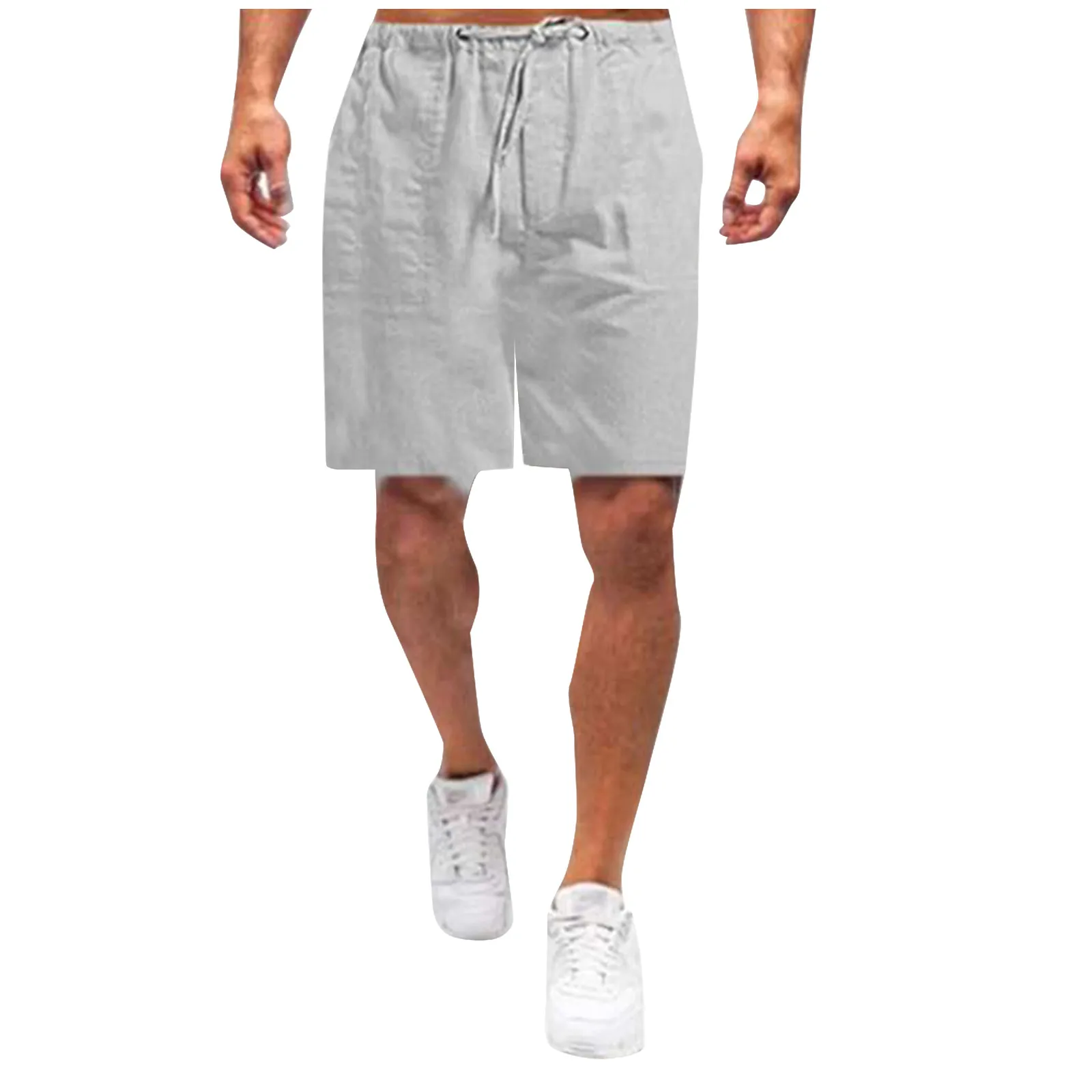 

2024 Summer New Men's Casual Trend Loose Quick-drying Shorts Five-point Pants Men's Pockets Sweatpants Bermudas Masculina