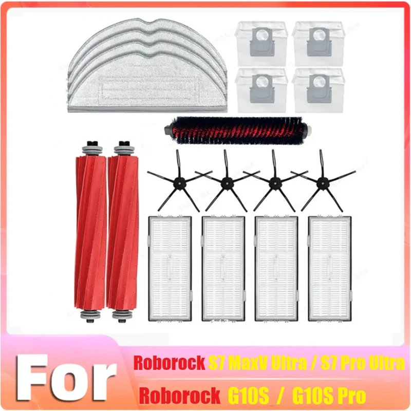 Сменные аксессуары для Roborock S7 Maxv Ultra/S7 Pro Ultra / G10S/ G10S PRO Robot, основная боковая щетка, фильтр, пылесборник
Сменные аксессуары для Roborock S7 Maxv Ultra/S7 Pro Ultra / G10S/ G10S PRO Robot, основная боковая щетка, фильтр, пылесборник