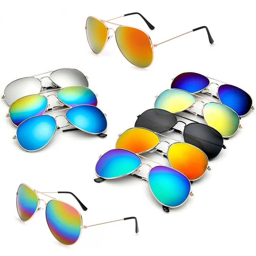 

Очки-авиаторы солнцезащитные UV400 для мужчин и женщин, зеркальные модные Поляризационные солнечные очки в двойной оправе из сплава, 2023