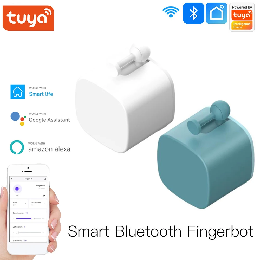 

Tuya Bluetooth Smart Finger Robot Switch Button Pusher Bot Remote Control Intelligent Appliance Voice Control Alexa Google Home