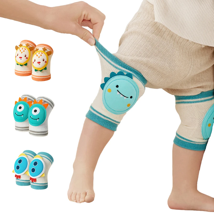 

0-3Y Baby Knee Pad Elbow Cushion Infants Toddlers Leg Warmer Kids Crawling Knee Protector Safety Kneepad Girls Boys Accessories