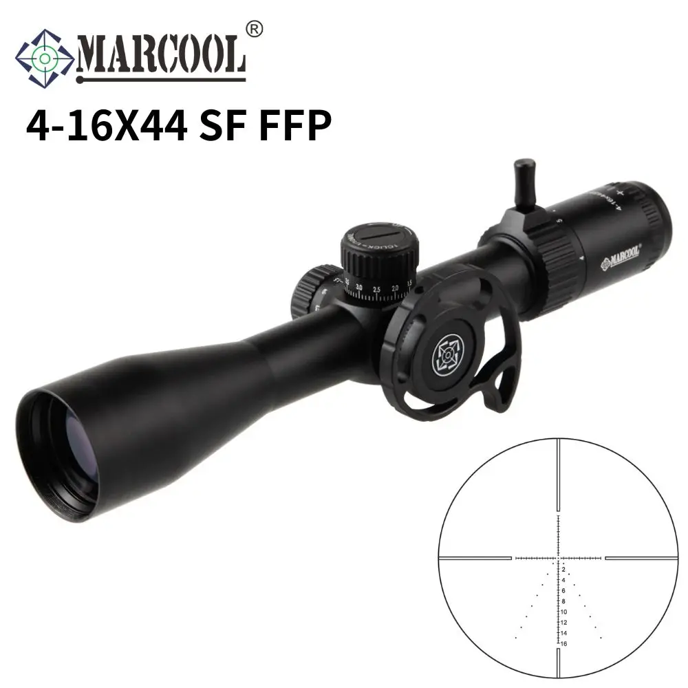 Marcool ALT 4-16X44 SF FFP Riflescope No Illumination HD Hunting Rifle Scope Tactical Optical Sight for Airsoft
Marcool ALT 4-16X44 SF FFP Riflescope No Illumination HD Hunting Rifle Scope Tactical Optical Sight for Airsoft