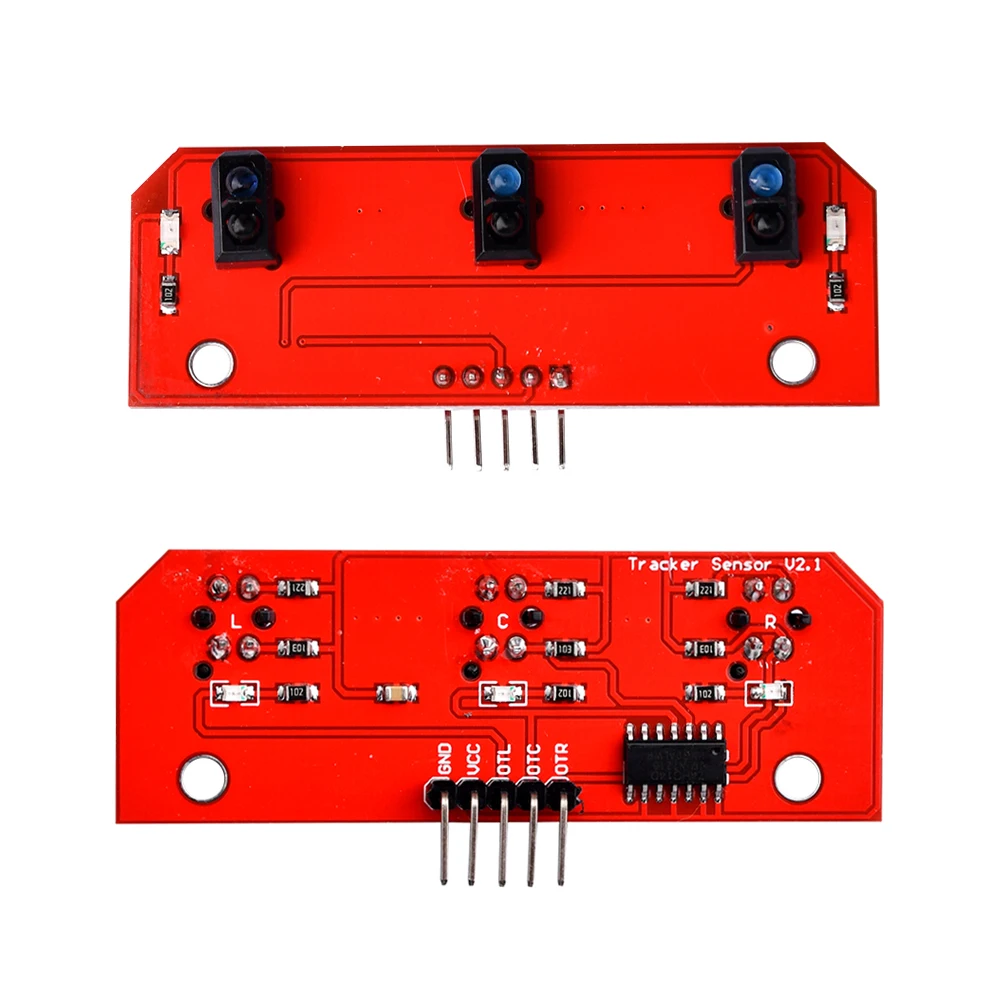 5V 3-Way Infrared Tracker Sensor Tracking Module CTRT5000 Sensor Robot Accessories
5V 3-Way Infrared Tracker Sensor Tracking Module CTRT5000 Sensor Robot Accessories
