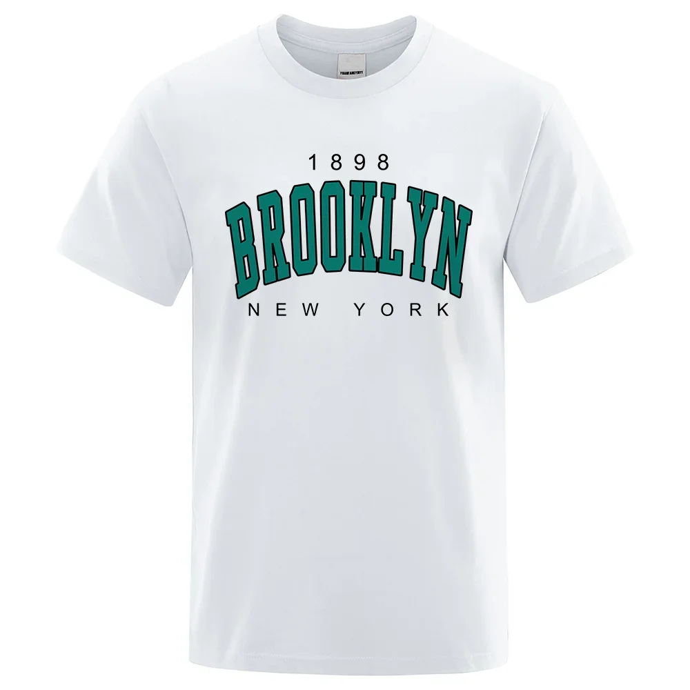 Summer Cotton T Shirt Oversized Tops Street High Quality Branded T-Shirt 1898 Brooklyn New Your City Street Printed Men T-Shirts
Summer Cotton T Shirt Oversized Tops Street High Quality Branded T-Shirt 1898 Brooklyn New Your City Street Printed Men T-Shirts