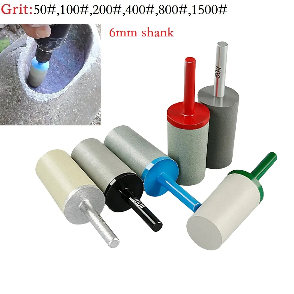 1pc 6mm Shank Resin Diamond Cylindrical Burr Grinding Head 50-1500Grit Diamond Grinding Bits For Stone Carving Rotary Tool
1pc 6mm Shank Resin Diamond Cylindrical Burr Grinding Head 50-1500Grit Diamond Grinding Bits For Stone Carving Rotary Tool