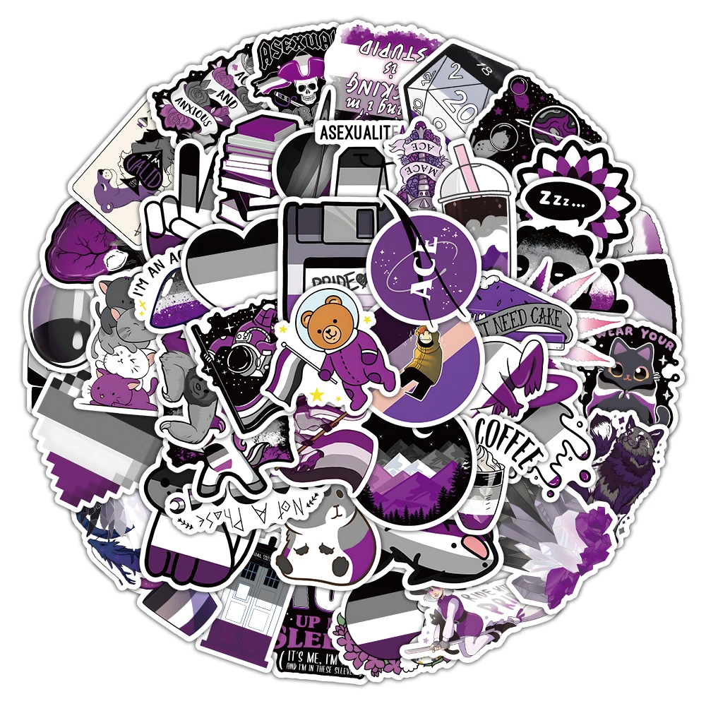 10/30/60PCS Asexual Pride LGBT Community Nonsexuality Stickers Motorcycle Travel Luggage Guitar Fridge Waterproof Joke Sticker
10/30/60PCS Asexual Pride LGBT Community Nonsexuality Stickers Motorcycle Travel Luggage Guitar Fridge Waterproof Joke Sticker