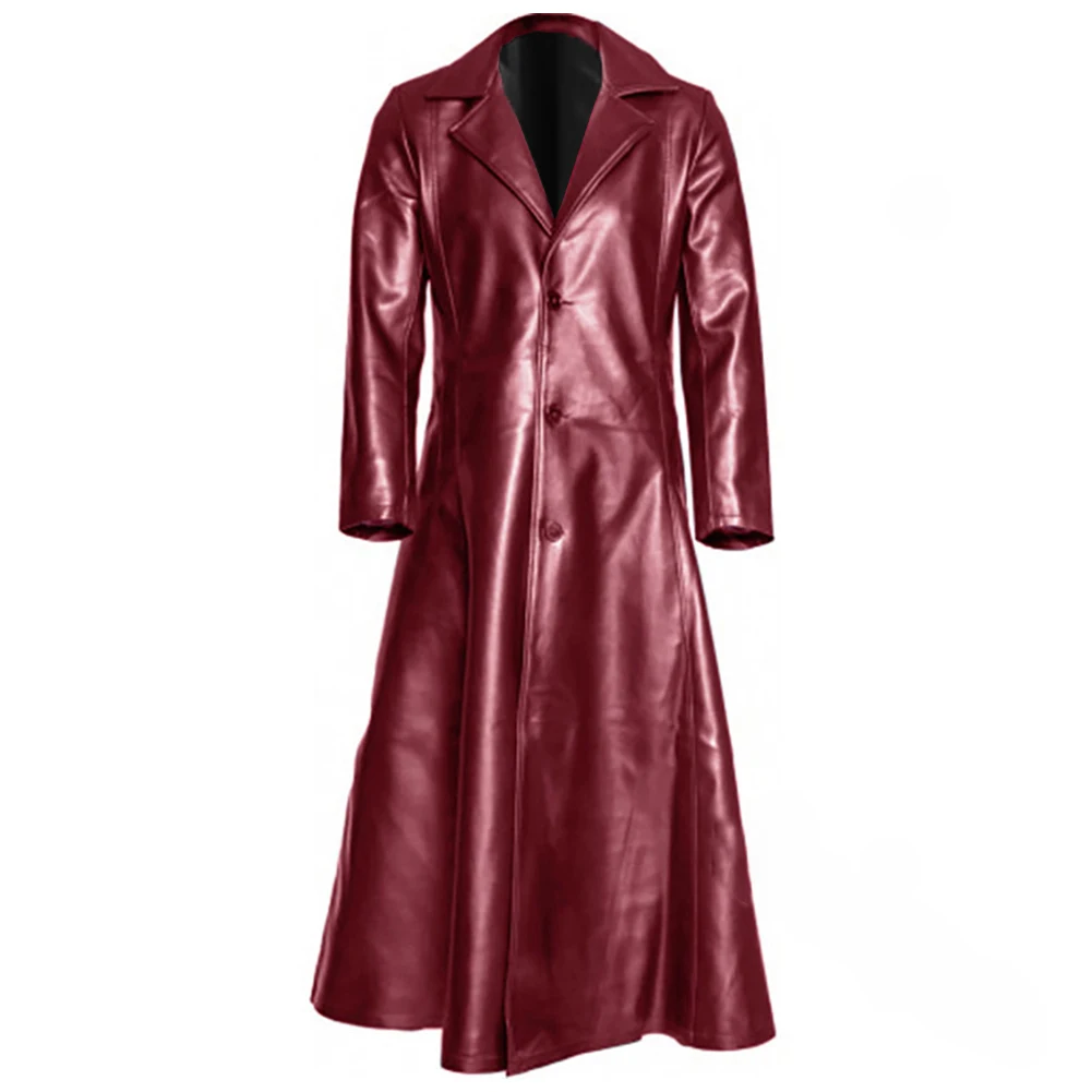 Hot Stylish Comfy Mens Coat Jacket Single Breasted Lapel Appointments Faux Leather Long Sleeve Slim Windbreaker
Hot Stylish Comfy Mens Coat Jacket Single Breasted Lapel Appointments Faux Leather Long Sleeve Slim Windbreaker