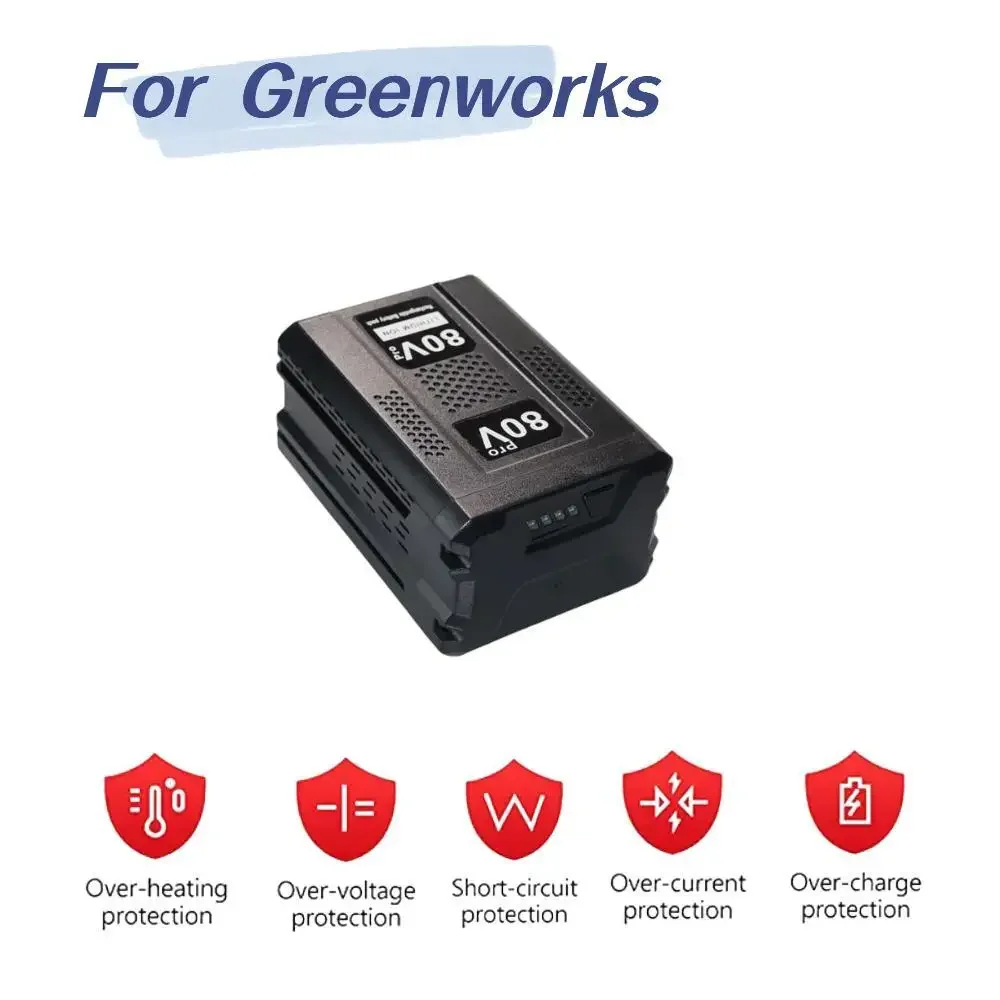high-quality 80V Replacement Battery for Greenworks 80V Max Lithium Ion Battery GBA80200 GBA80250 GBA80400
high-quality 80V Replacement Battery for Greenworks 80V Max Lithium Ion Battery GBA80200 GBA80250 GBA80400