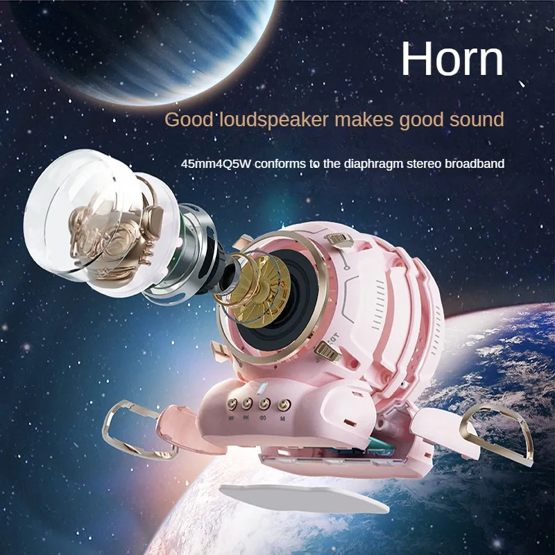Aerospace Cat Bluetooth Speaker USB Portable Audio Support Call TF Card Night Light Mini Subwoofer Creative Gift Computer
Aerospace Cat Bluetooth Speaker USB Portable Audio Support Call TF Card Night Light Mini Subwoofer Creative Gift Computer
