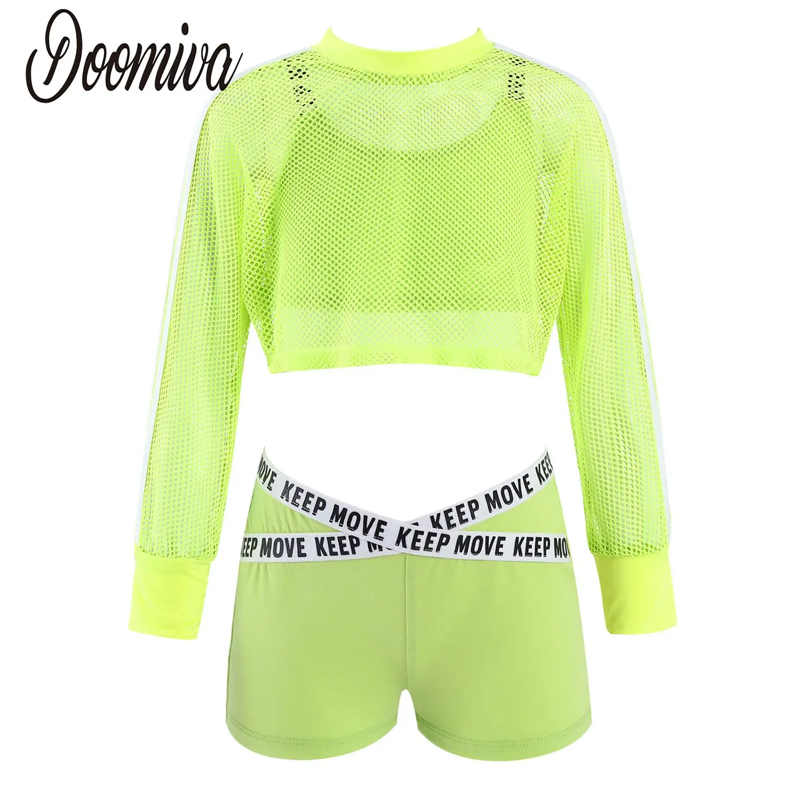 Kids Girls Sport Suit Cool Hip Hop Dance Outfits 3pcs Workout Short Net Blouse with Tank Top and Boyshorts Set Summer Sportwear
Kids Girls Sport Suit Cool Hip Hop Dance Outfits 3pcs Workout Short Net Blouse with Tank Top and Boyshorts Set Summer Sportwear