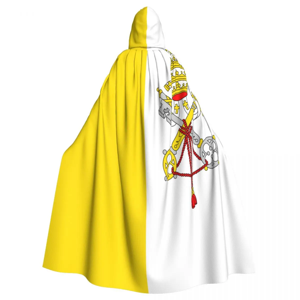 Hooded Cloak Unisex Cloak with Hood Flag Of The Vatican City Cloak Vampire Witch Cape Cosplay Costume
Hooded Cloak Unisex Cloak with Hood Flag Of The Vatican City Cloak Vampire Witch Cape Cosplay Costume