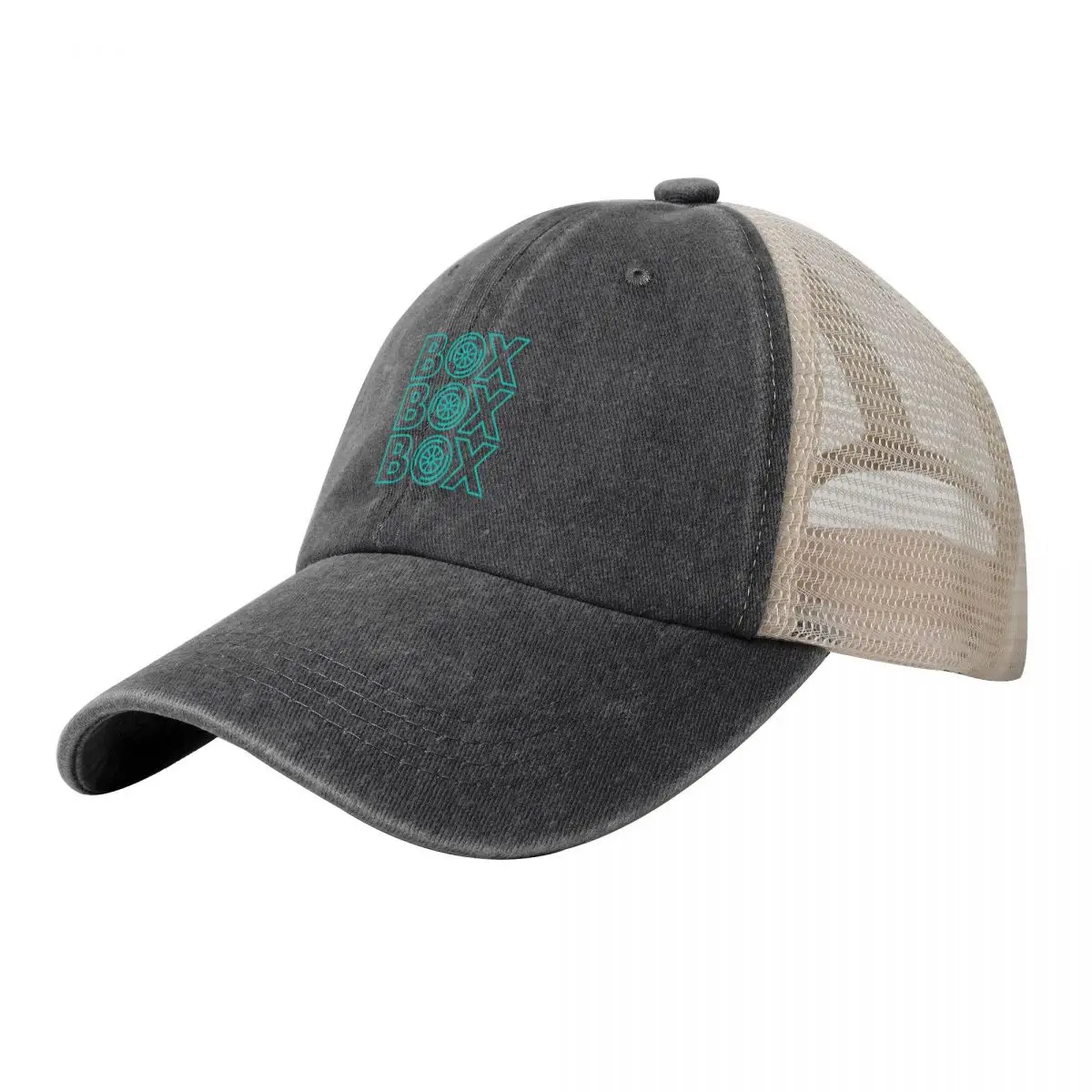 Box Box Box Silver Arrows F1 Tyre Design Cowboy Mesh Baseball Cap Golf Cap Designer Hat Man Women's
Box Box Box Silver Arrows F1 Tyre Design Cowboy Mesh Baseball Cap Golf Cap Designer Hat Man Women's