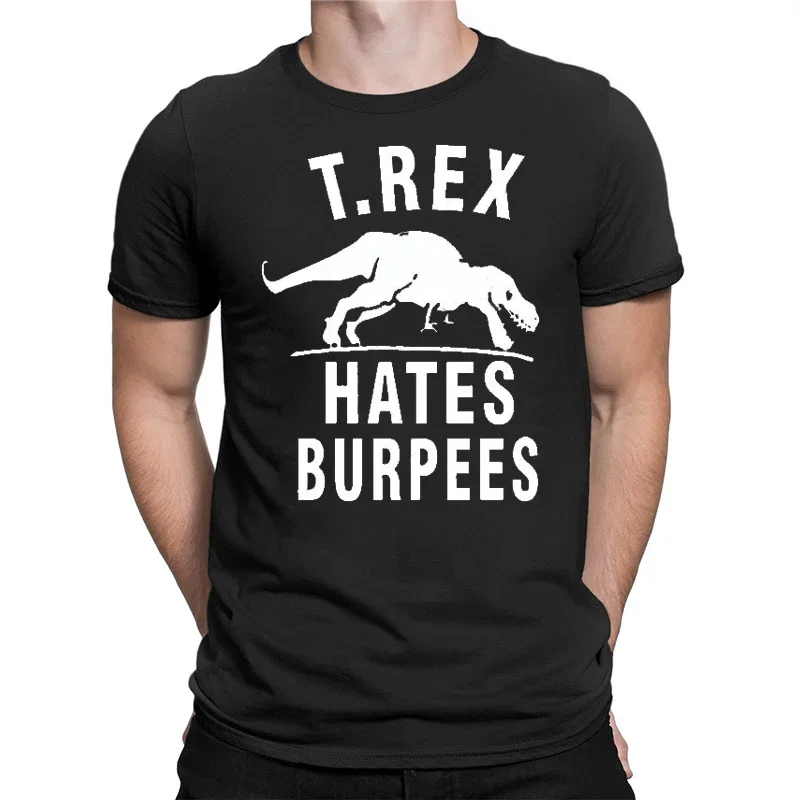 Футболка Rex Hates Burpees для мужчин и женщин, свободная дышащая футболка с графическим принтом, модная повседневная Уличная одежда в стиле унисекс, лето
Футболка Rex Hates Burpees для мужчин и женщин, свободная дышащая футболка с графическим принтом, модная повседневная Уличная одежда в стиле унисекс, лето