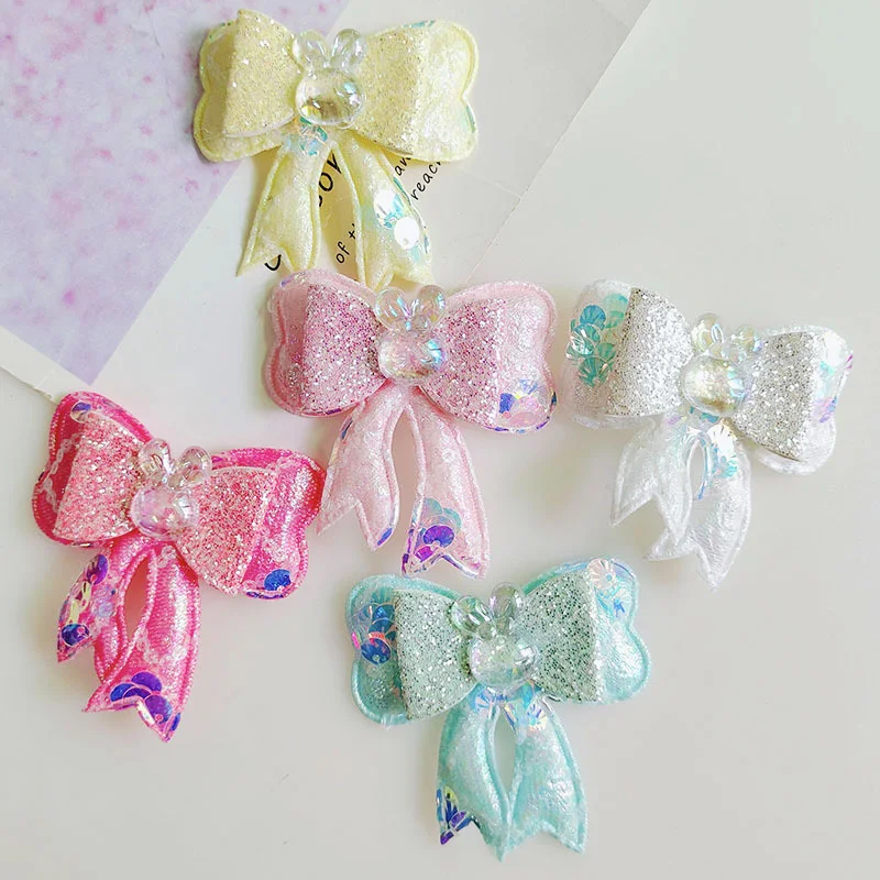 

1PC Princess Double Layer Sequin Bow Rabbit Head Children Headwear Girls Hairpins Hair Clips Hairgrip Barrettes Hair Accessories