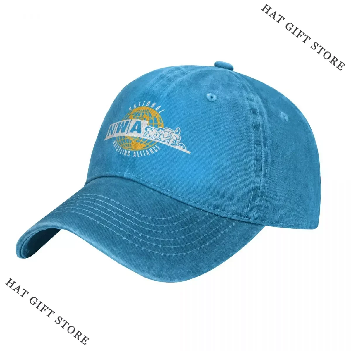 

Hot NWA - National Wrestling Alliance Baseball Cap Trucker Hats Caps Sunhat Horse Hat Baseball Cap For Men Women'S