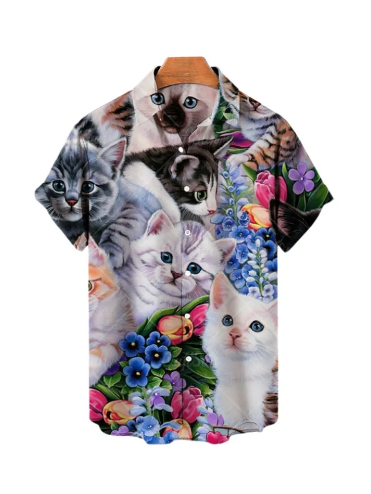 Hawaiian Short Sleeve Printed Shirt Men's Oversized Loose And Breathable Designer Summer Elegant Streetwear Harajuku Clothes
Hawaiian Short Sleeve Printed Shirt Men's Oversized Loose And Breathable Designer Summer Elegant Streetwear Harajuku Clothes