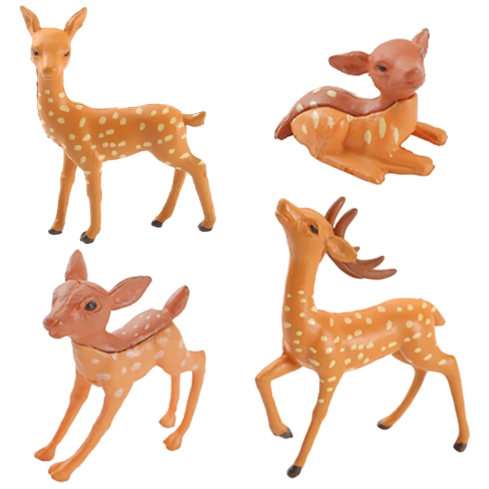 4 Pcs Miniature Fairy Garden Figurines Christmas Decorations Deer Small Statue Elk
4 Pcs Miniature Fairy Garden Figurines Christmas Decorations Deer Small Statue Elk