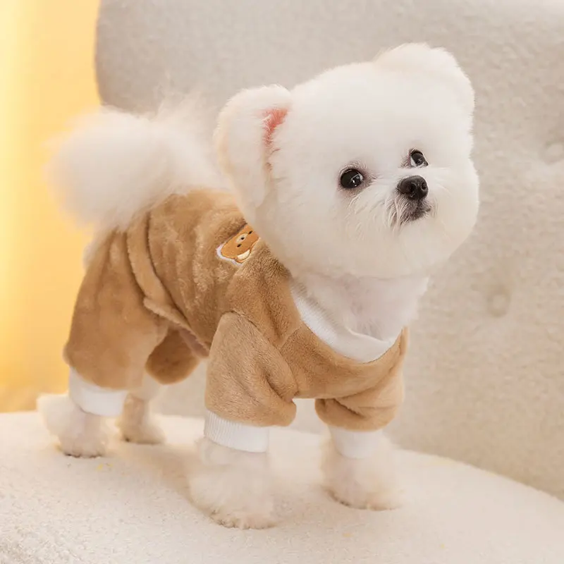 Thickened Flannel than Bear Four Legged Clothes Teddy Warm Winter Clothing Animal Pattern Jumpsuits Can Tractable Pet Clothing
Thickened Flannel than Bear Four Legged Clothes Teddy Warm Winter Clothing Animal Pattern Jumpsuits Can Tractable Pet Clothing