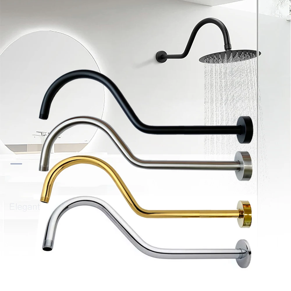 Rainfall Shower Arm Bathroom Accessories Tube SUS304 Extension Rod Hardware Wall Mounted Rainfall Head Bracket Black Gold Pipe
Rainfall Shower Arm Bathroom Accessories Tube SUS304 Extension Rod Hardware Wall Mounted Rainfall Head Bracket Black Gold Pipe