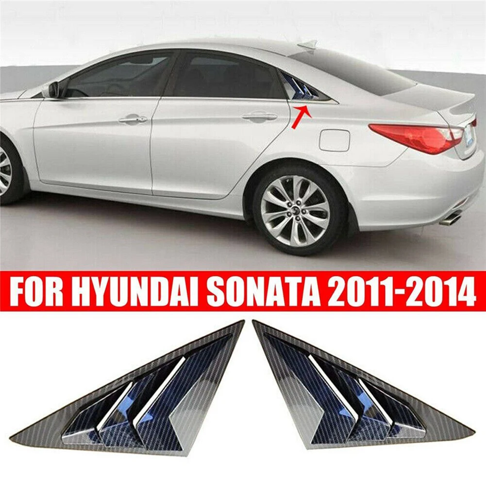 Look Glass Louver Shutter Cover 2Pcs Carbon Fiber Decorate Replacement For Hyundai Sonata 2011-2014 High Quality
Look Glass Louver Shutter Cover 2Pcs Carbon Fiber Decorate Replacement For Hyundai Sonata 2011-2014 High Quality