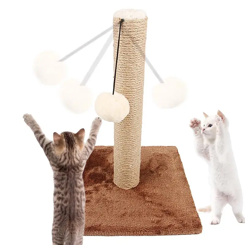 Cat Scratching Post Pet Cat Toy cat scratching pillar Natural Durable Sisal Board Scratcher with Hangable Ball Cat Supplies
Cat Scratching Post Pet Cat Toy cat scratching pillar Natural Durable Sisal Board Scratcher with Hangable Ball Cat Supplies