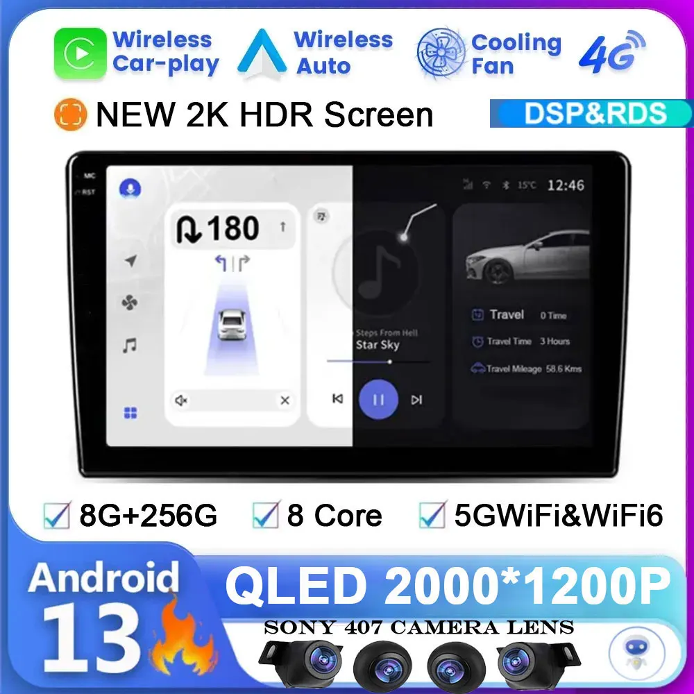 Android 13 Car Multimedia Player For FIAT Panda 2003- 2012 9 Inch Auto Navigation Stereo Head Unit WIFI WIreless Carplay 4G DSP
Android 13 Car Multimedia Player For FIAT Panda 2003- 2012 9 Inch Auto Navigation Stereo Head Unit WIFI WIreless Carplay 4G DSP