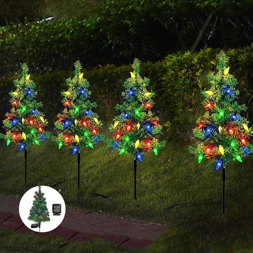 Solar Christmas Tree Decoration LED Light Outdoor Waterproof Lawn Garden Patio Ornaments Landscape Lamp Christmas Party Gifts
Solar Christmas Tree Decoration LED Light Outdoor Waterproof Lawn Garden Patio Ornaments Landscape Lamp Christmas Party Gifts