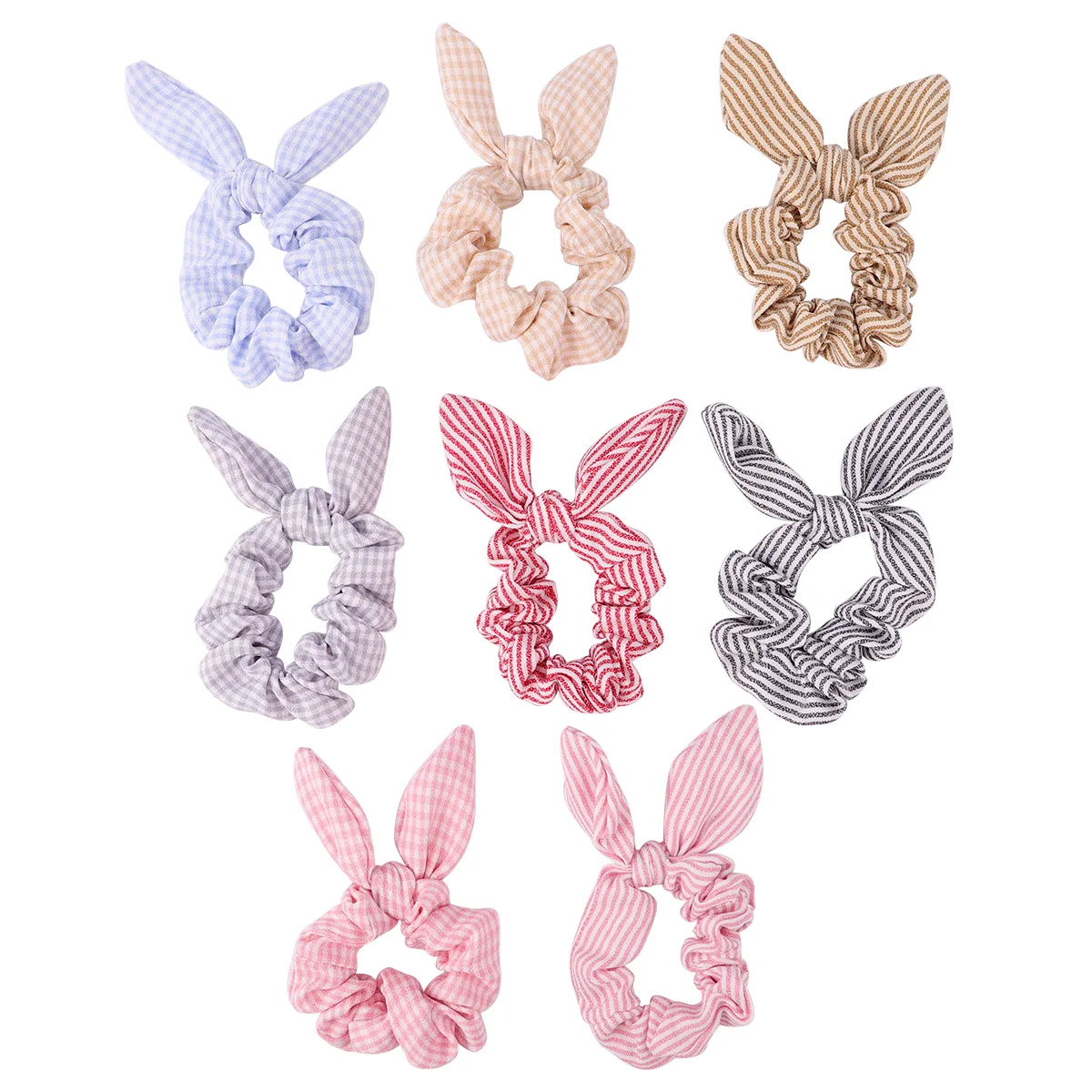 8Pcs Rabbit Ear Hair Scrunchies Ear Bow Ponytail Holder for Elastic Ponytail Hair Accessories
8Pcs Rabbit Ear Hair Scrunchies Ear Bow Ponytail Holder for Elastic Ponytail Hair Accessories