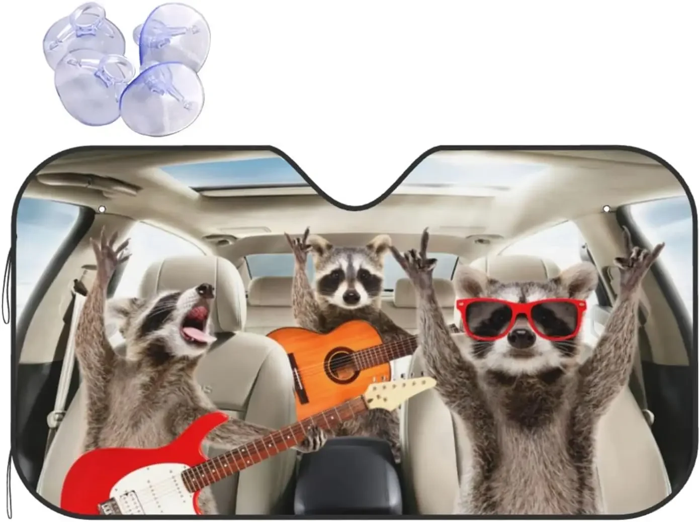 Raccoon Driving Car Windshield Sunshade Car Front Window Sunshade Sun Visor Protector Keeps Out Uv Rays Keeps Your Vehicle Cool
Raccoon Driving Car Windshield Sunshade Car Front Window Sunshade Sun Visor Protector Keeps Out Uv Rays Keeps Your Vehicle Cool