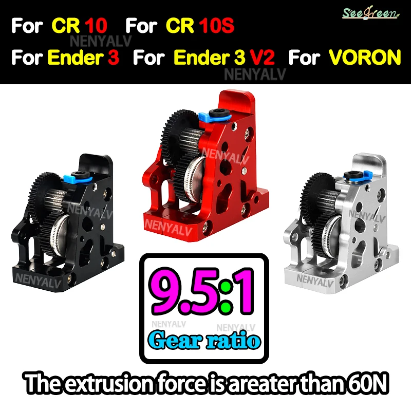 For Ender 3 v2 Big Dual Hardened Steel Reduction Gear For Ender 3 / CR10 CR10S Ender 5 Series HGX-LITE-Extruder High Quality
For Ender 3 v2 Big Dual Hardened Steel Reduction Gear For Ender 3 / CR10 CR10S Ender 5 Series HGX-LITE-Extruder High Quality