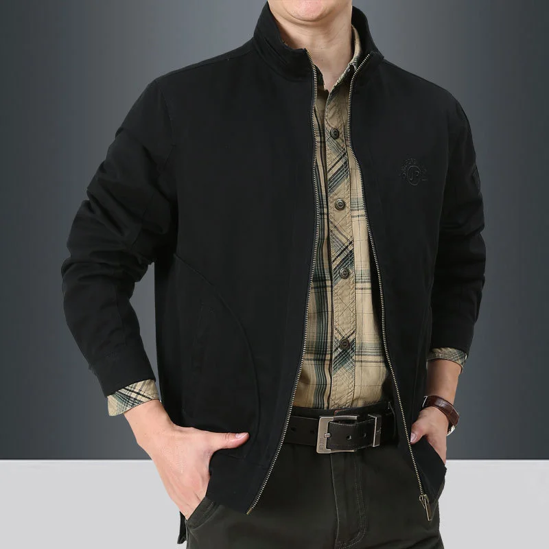 Spring Autumn Jacket Men Casual Stand Collar Military Large Size M-4XL Jaqueta Masculina Clothing Workwear Coat
Spring Autumn Jacket Men Casual Stand Collar Military Large Size M-4XL Jaqueta Masculina Clothing Workwear Coat
