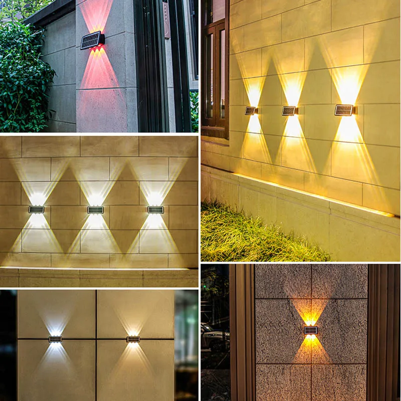 5W 4-6LED Solar Sensor Wall Doorplate lamp Up Down Outdoor Landscape Light For Garden Courtyard IP65 Wall-Wash Spotlight 2000mA
5W 4-6LED Solar Sensor Wall Doorplate lamp Up Down Outdoor Landscape Light For Garden Courtyard IP65 Wall-Wash Spotlight 2000mA