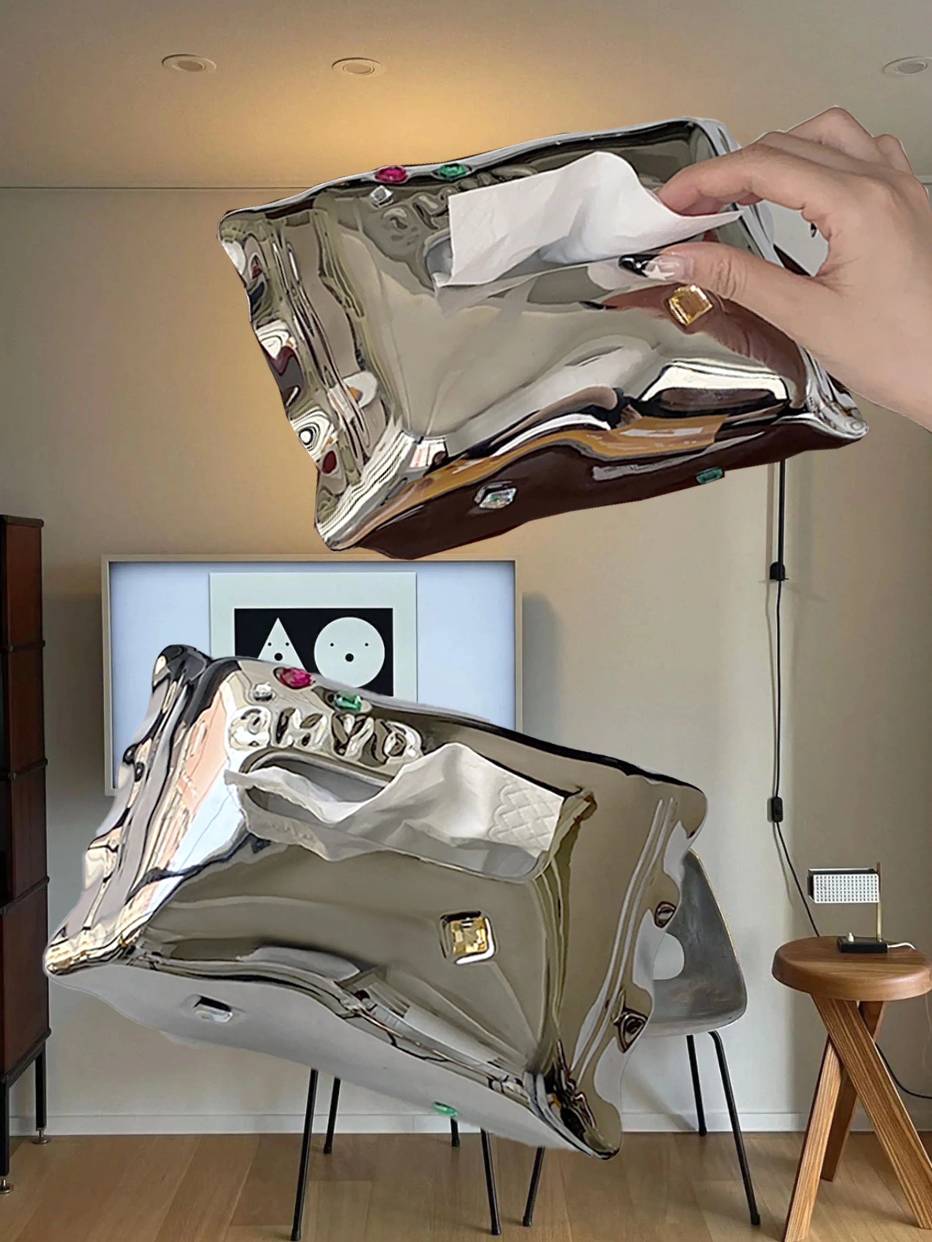 Современная простая стильная электронная коробка для бумажных салфеток, креативный дизайн, коробка для бумажных салфеток в форме конфет, предметы домашней мебели
Современная простая стильная электронная коробка для бумажных салфеток, креативный дизайн, коробка для бумажных салфеток в форме конфет, предметы домашней мебели