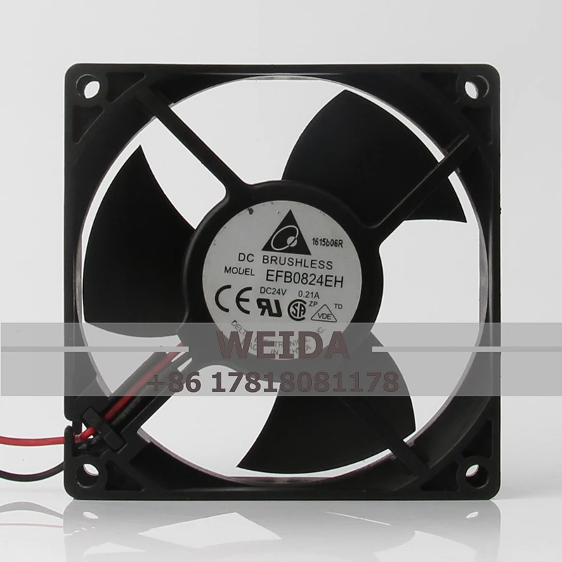 EFB0824EH Case Cooling Fan for DELTA 80*80*25MM 8CM 24V 0.21A 8025 Double Ball Inverter High Airflow
EFB0824EH Case Cooling Fan for DELTA 80*80*25MM 8CM 24V 0.21A 8025 Double Ball Inverter High Airflow