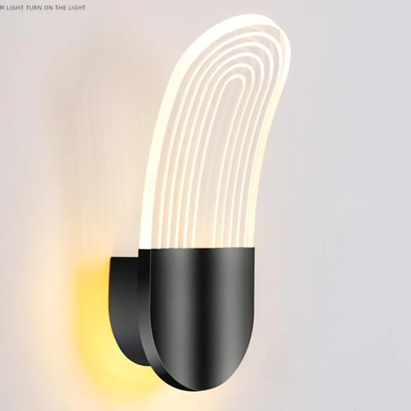 Nordic LED Wall Lamp Gold or Black 12W Acrylic Creative Wall Light For TV Background Bedroom Bedside Corridor Deco
Nordic LED Wall Lamp Gold or Black 12W Acrylic Creative Wall Light For TV Background Bedroom Bedside Corridor Deco