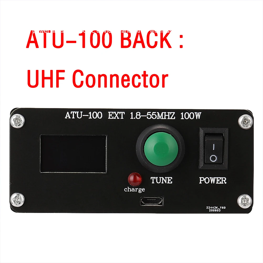 1.8-50MHz Mini Automatic Antenna Tuner 0.91inch OLED Display by N7DDC 7x7 3.2 Firmware Programmed Metal Outcase with Battery
1.8-50MHz Mini Automatic Antenna Tuner 0.91inch OLED Display by N7DDC 7x7 3.2 Firmware Programmed Metal Outcase with Battery