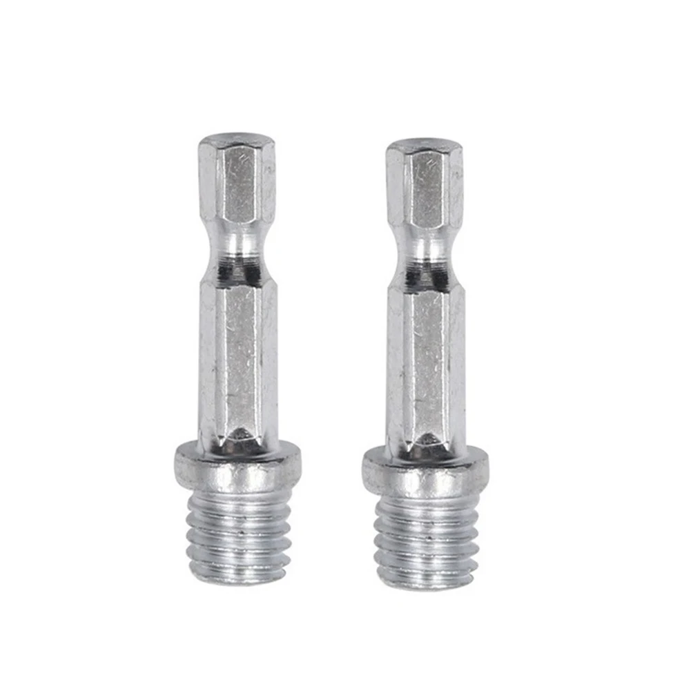 

Drill Chuck Connecting Rod 2pcs Connecting Rod Adapter Hexagon Metal Material Polishing Disc Connection 6mm Shank Diameter