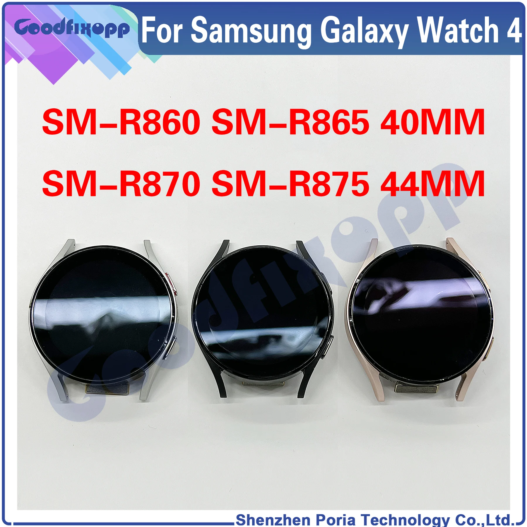 

For Samsung Watch 4 SM-R860 SM-R865 SM-R870 SM-R875 R860 R865 40MM R870 R875 44MM LCD Display Touch Screen Digitizer Assembly