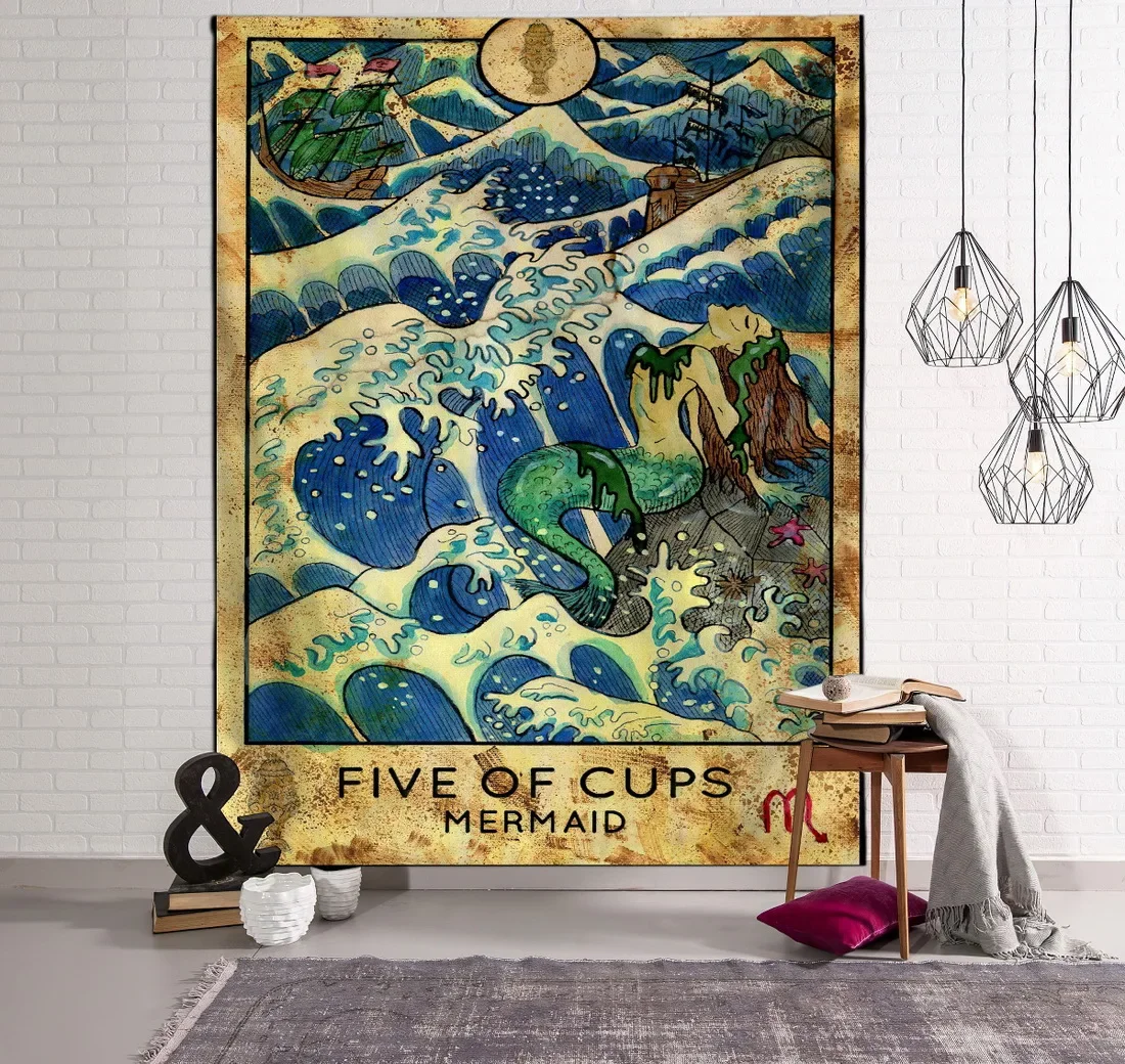 Witchcraft Divination Tapestry Home Decoration Psychedelic Bohemian Hippie Wall Hanging Bedroom Moon Tarot Card Tapiz Tapestry
Witchcraft Divination Tapestry Home Decoration Psychedelic Bohemian Hippie Wall Hanging Bedroom Moon Tarot Card Tapiz Tapestry