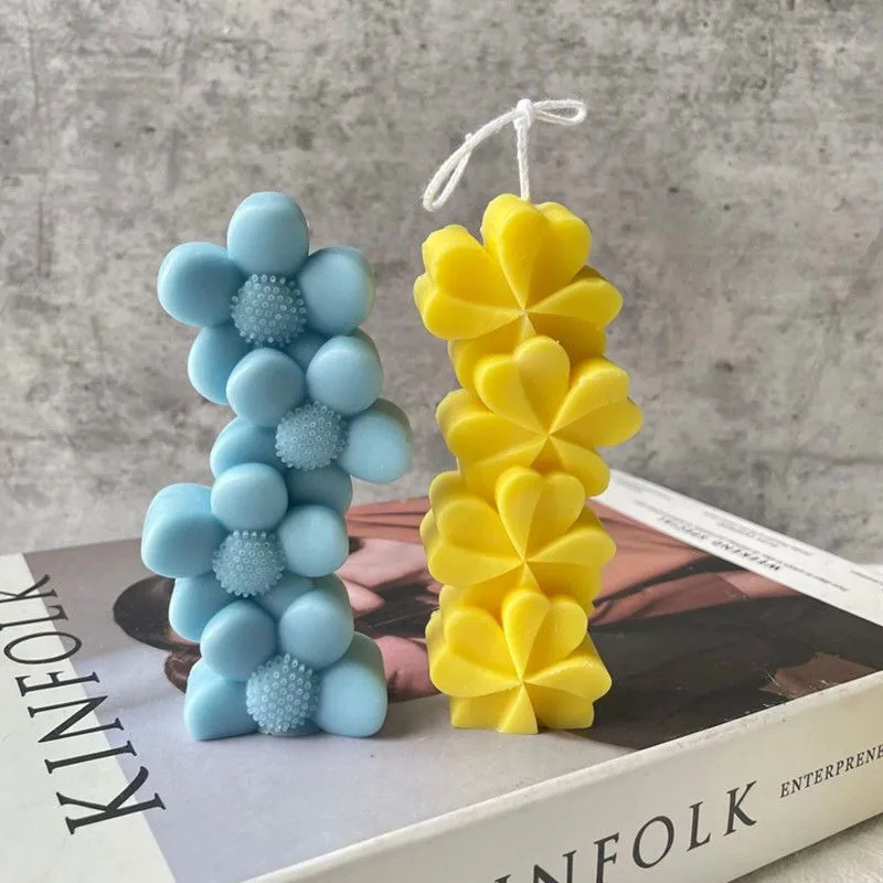DIY Four Leaf Clover Daisy Candle Love Sun Flower Silicone Candle Mold Making Soap Resin Mold Gifts Craft Home Decor
DIY Four Leaf Clover Daisy Candle Love Sun Flower Silicone Candle Mold Making Soap Resin Mold Gifts Craft Home Decor