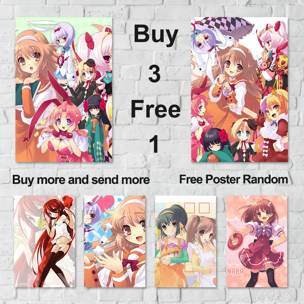 Cartoon Kawaii Sweet Cute Girl Cartoon Custom Print Art Poster Picture Japan Cartoon Canvas Prints Home Decoration Wall Painting
Cartoon Kawaii Sweet Cute Girl Cartoon Custom Print Art Poster Picture Japan Cartoon Canvas Prints Home Decoration Wall Painting