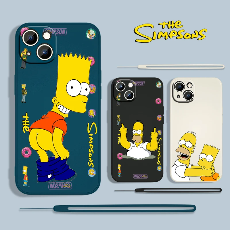 Happy The Simpsons For Apple iPhone 13 12 Mini 11 Pro XS MAX XR X 8 7 6S SE Plus Liquid Rope Silicone Phone Case Coque Fundas
Happy The Simpsons For Apple iPhone 13 12 Mini 11 Pro XS MAX XR X 8 7 6S SE Plus Liquid Rope Silicone Phone Case Coque Fundas