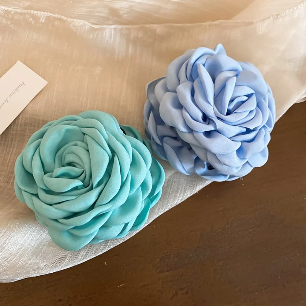 Cloth Flower Hair Claw Large Simulated Flower Hair Accessories Rose Hair Catches Korean Style Headdress Hair Crab Clip Beach
Cloth Flower Hair Claw Large Simulated Flower Hair Accessories Rose Hair Catches Korean Style Headdress Hair Crab Clip Beach