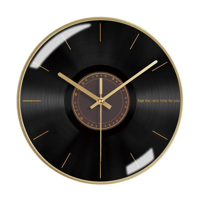 

Настенные часы в скандинавском стиле, тихие металлические современные креативные Роскошные Настенные часы для кухни, гостиной, домашний декор, подарок FZ723