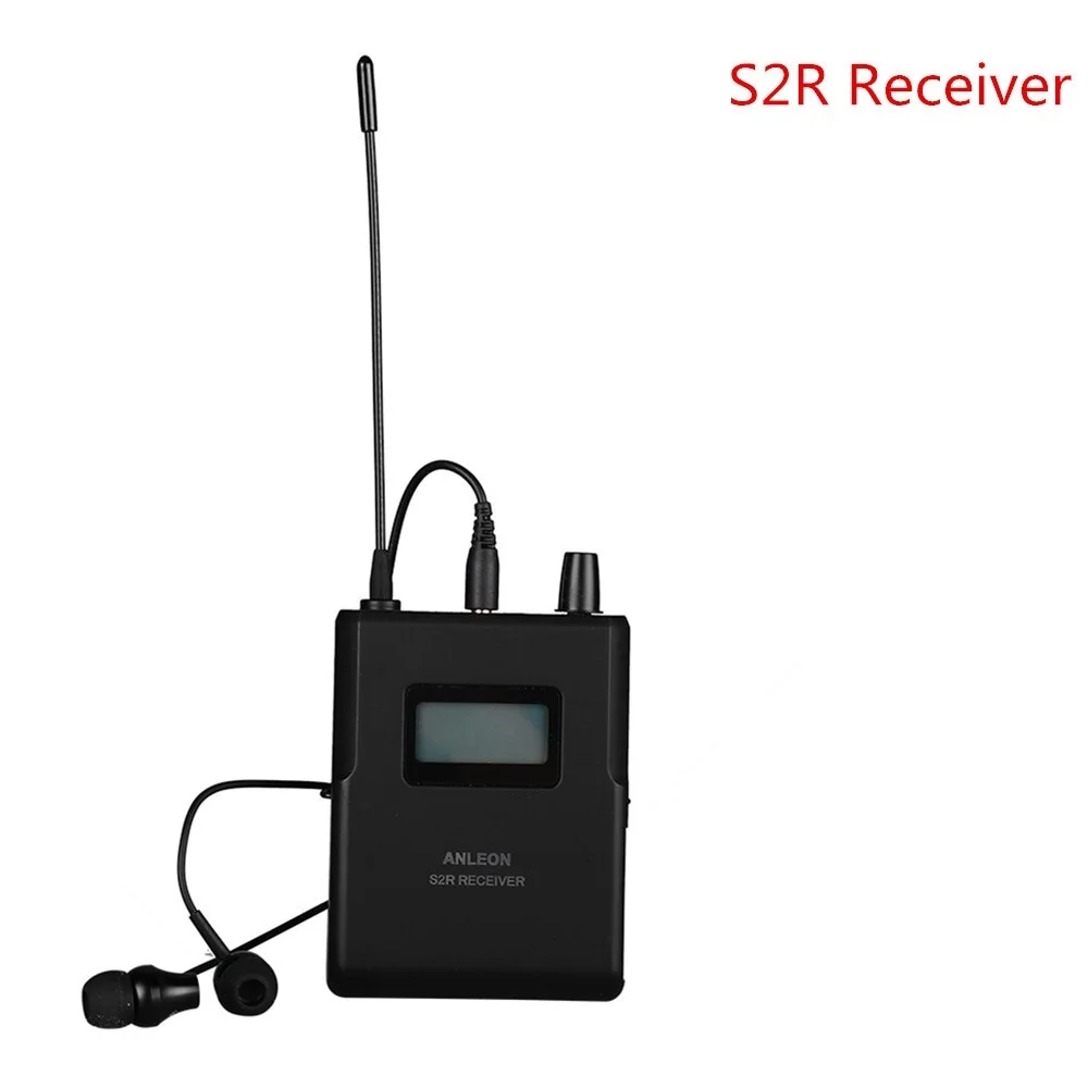 

New S2R Receiver For Stereo In-ear Wireless Monitor System 863-865/670-680/526-535/561-568MHz IEM UHF Monitoring Earphone